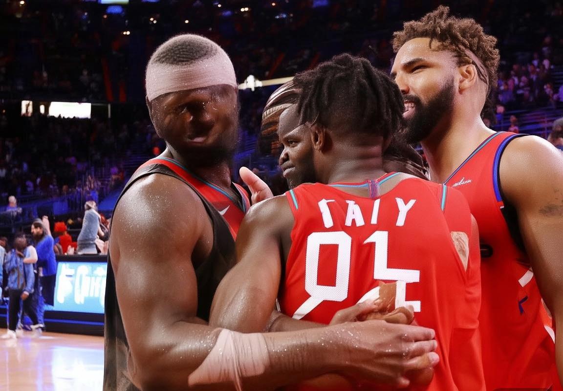 2019快船猛龙赛后温情拥抱：体育精神与友谊之光(图4)